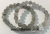 CGB4102 7.5 inches 8mm round rutilated quartz beaded bracelets