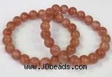 CGB4534 7.5 inches 10mm round golden sunstone beaded bracelets