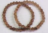 CGB4612 6mm - 7mm round golden rutilated quartz beaded bracelets