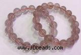 CGB4634 12mm - 13mm round red rutilated quartz beaded bracelets