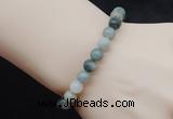 CGB5006 6mm, 8mm round seaweed quartz beads stretchy bracelets