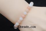 CGB5009 6mm, 8mm round pink aventurine beads stretchy bracelets