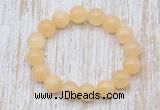 CGB5363 10mm, 12mm round honey jade beads stretchy bracelets