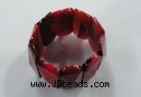 CGB708 8 inches 21*55mm agate gemstone bracelet wholesale