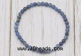 CGB7212 4mm tiny sodalite beaded meditation yoga bracelets