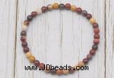 CGB7218 4mm tiny mookaite beaded meditation yoga bracelets