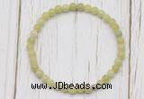 CGB7242 4mm tiny China jade beaded meditation yoga bracelets