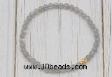 CGB7305 4mm tiny labradorite beaded meditation yoga bracelets