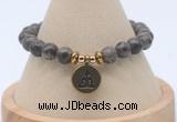 CGB7827 8mm rainbow labradorite bead with luckly charm bracelets