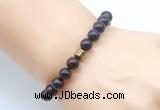 CGB8838 8mm, 10mm brecciated jasper & drum hematite power beads bracelets