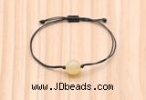 CGB9915 Fashion 12mm honey jade adjustable bracelet jewelry