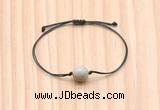 CGB9920 Fashion 12mm fossil coral adjustable bracelet jewelry