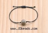 CGB9938 Fashion 12mm feldspar gemstone adjustable bracelet jewelry