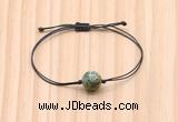 CGB9941 Fashion 12mm African turquoise adjustable bracelet jewelry