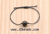 CGB9944 Fashion 12mm bronzite gemstone adjustable bracelet jewelry