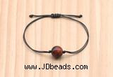 CGB9969 Fashion 12mm red tiger eye adjustable bracelet jewelry