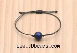 CGB9973 Fashion 12mm blue tiger eye adjustable bracelet jewelry