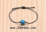 CGB9982 Fashion 12mm apatite gemstone adjustable bracelet jewelry