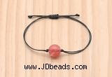 CGB9993 Fashion 12mm cherry quartz adjustable bracelet jewelry