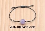 CGB9995 Fashion 12mm lavender amethyst adjustable bracelet jewelry