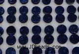 CGC124 16mm flat round druzy quartz cabochons wholesale