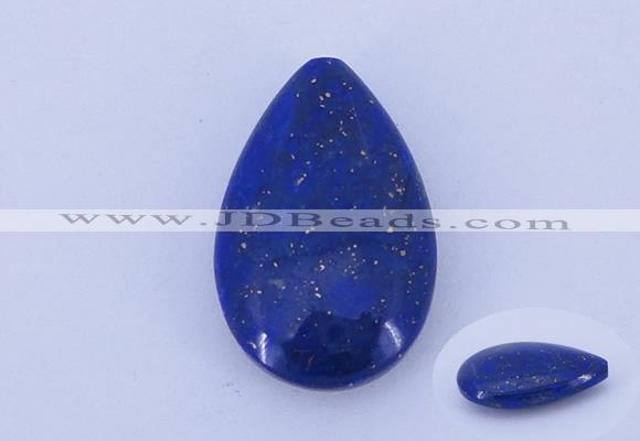 CGC46 14*22mm flat teardrop natural lapis lazuli gemstone cabochons