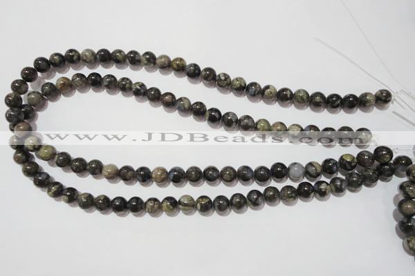 CGE103 15.5 inches 10mm round glaucophane gemstone beads