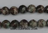 CGG03 15.5 inches 10mm faceted round ghost gemstone beads wholesale