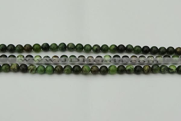 CGJ401 15.5 inches 6mm round green jade beads wholesale