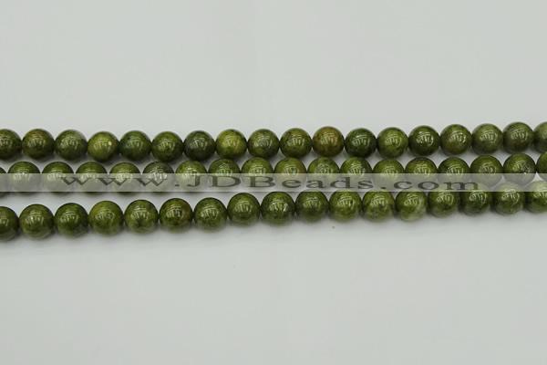 CGJ453 15.5 inches 10mm round green jasper beads wholesale