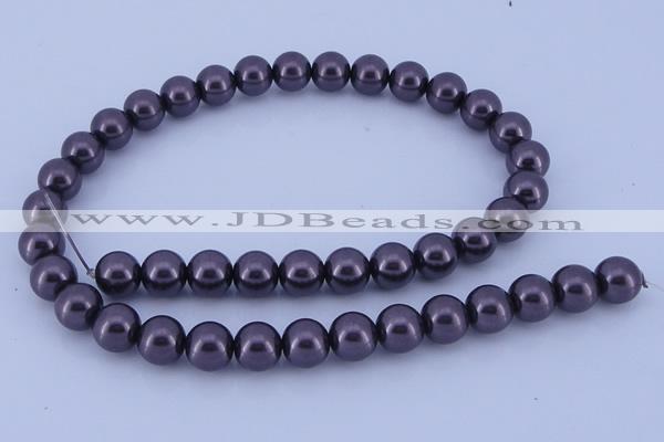 CGL139 5PCS 16 inches 18mm round dyed plastic pearl beads wholesale