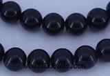 CGL285 5PCS 16 inches 10mm round dyed glass pearl beads wholesale