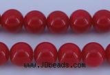 CGL849 10PCS 16 inches 6mm round heated glass pearl beads wholesale