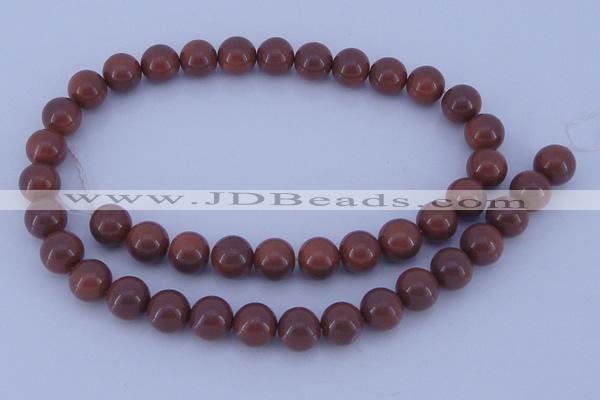 CGL888 5PCS 16 inches 12mm round heated glass pearl beads wholesale