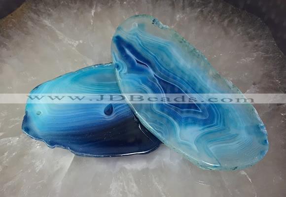 CGP2005 35*65mm - 65*100mm freeform agate slab pendants