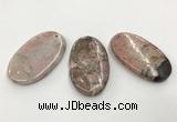 CGP3620 35*60mm oval rhodochrosite gemstone pendants