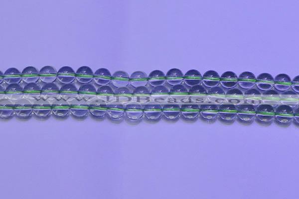 CGQ302 15.5 inches 8mm round AA grade natural green quartz beads