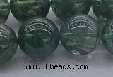 CGQ507 15.5 inches 18mm round imitation green phantom quartz beads