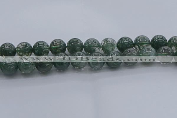 CGQ507 15.5 inches 18mm round imitation green phantom quartz beads