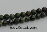 CGR01 16 inches 6mm round green rain forest stone beads wholesale