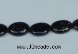 CGS134 15.5 inches 10*14mm oval blue goldstone beads wholesale