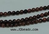 CGS200 15.5 inches 4mm round blue & brown goldstone beads wholesale