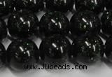 CGS404 15.5 inches 12mm round green goldstone beads wholesale