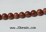 CGS50 15.5 inches 6mm round goldstone beads wholesale