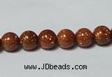 CGS51 15.5 inches 8mm round goldstone beads wholesale