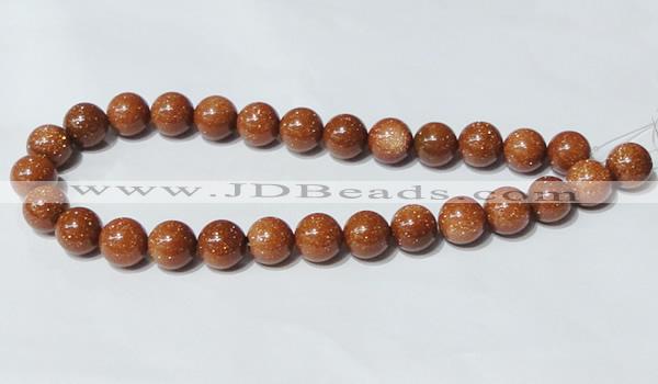 CGS53 15.5 inches 14mm round goldstone beads wholesale