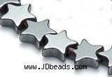 CHE11 16 inches 6mm star shape hematite beads Wholesale