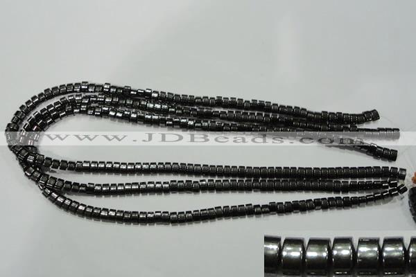 CHE115 15.5 inches 4*6mm tyre hematite beads wholesale