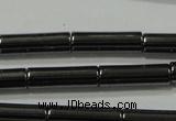 CHE121 15.5 inches 4*14mm tube hematite beads wholesale