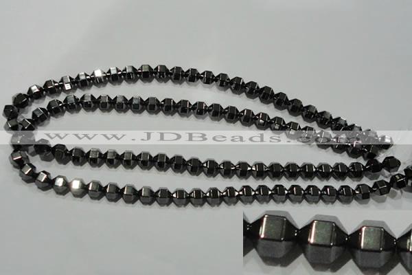 CHE133 15.5 inches 8*8mm hematite beads wholesale